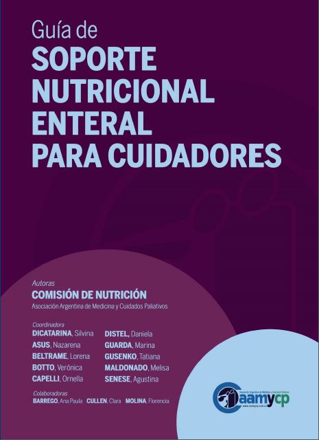 Guía de soporte nutricional enteral para cuidadores