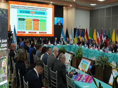 Ministros de Agricultura refuerzan compromiso con la seguridad alimentaria en América Latina y el Caribe