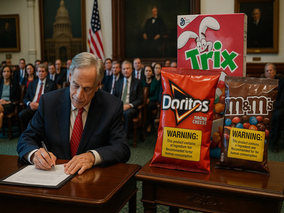 Texas propone etiquetar dulces y botanas con advertencias de salud por ingredientes controvertidos