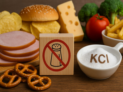 Reducción del sodio en alimentos.