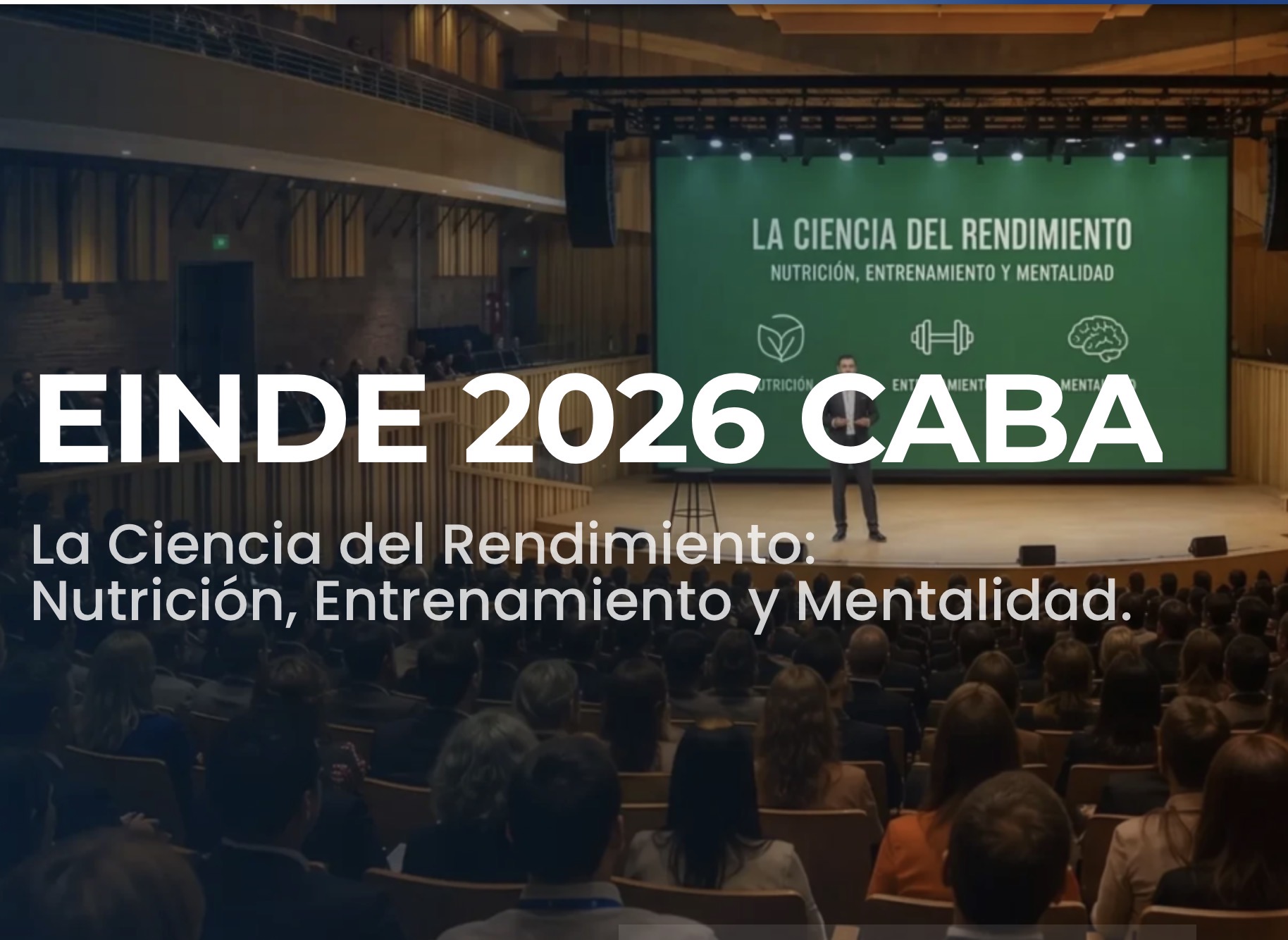 EINDE Encuentro Internacional de Nutrición Deportiva